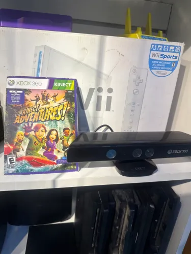 Kinect Xbox 360 com jogo