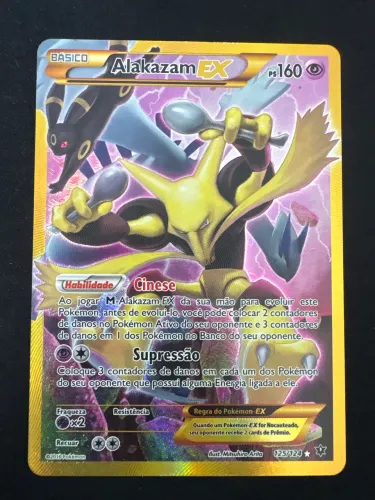 Alakazam EX 125/124 Carta Pokémon SP