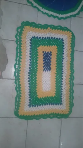 Tapete de crochê