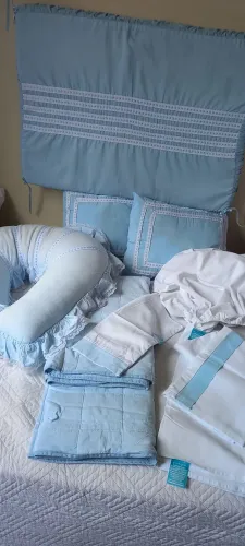 Kit berço bebê menino Grão de Gente 