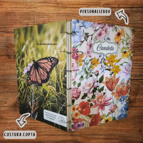 Caderneta Copta personalizada A5