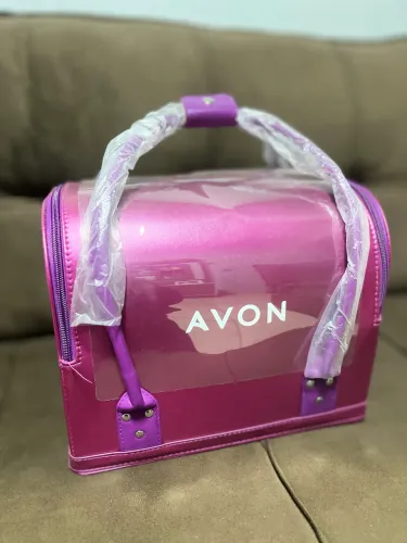 Avon Maleta de Maquiagem Pink e Roxo - 01-AVON