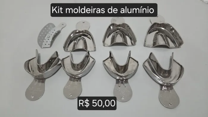 Kit moldeiras de alumínio