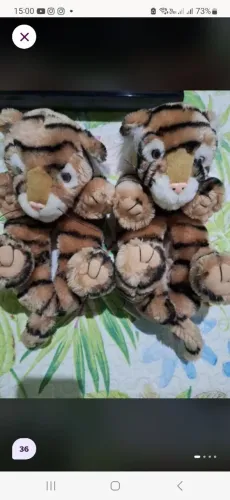 Pantufa tigre tamanho 36