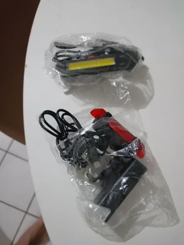 Lanterna Traseira e Farol kit Bike Led Sinalizador 2 Cores Vermelho Branco USB PROMOÇÃO !