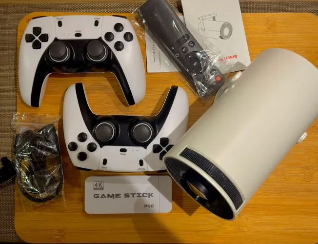 Projetor + game stick