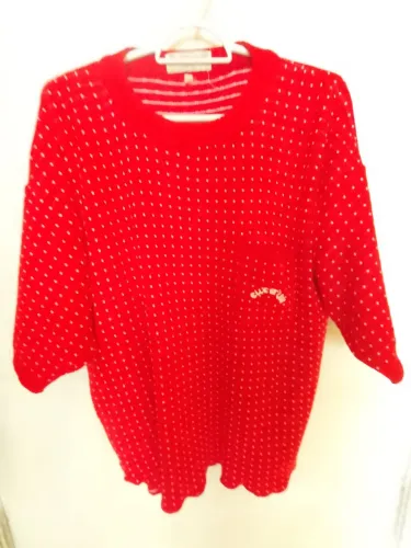 Blusa de lãzinha vermelha