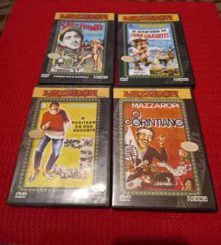 4 DVDs original Mazzaropi