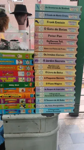 VHS filmes e desenhos