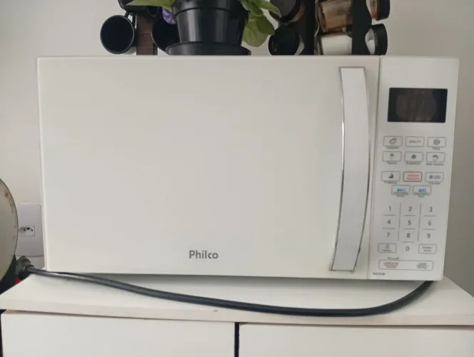 Microondas funcionando perfeitamente