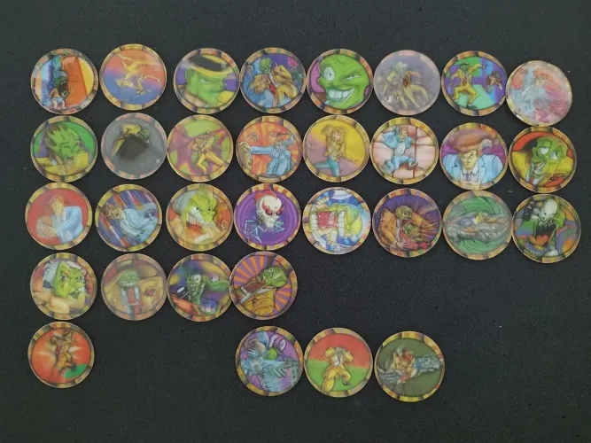 Coleçao Magic tazos o maskara 32/40
