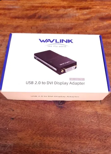 Adaptador USB para Monitor WAVLINK DVI VGA HDMI