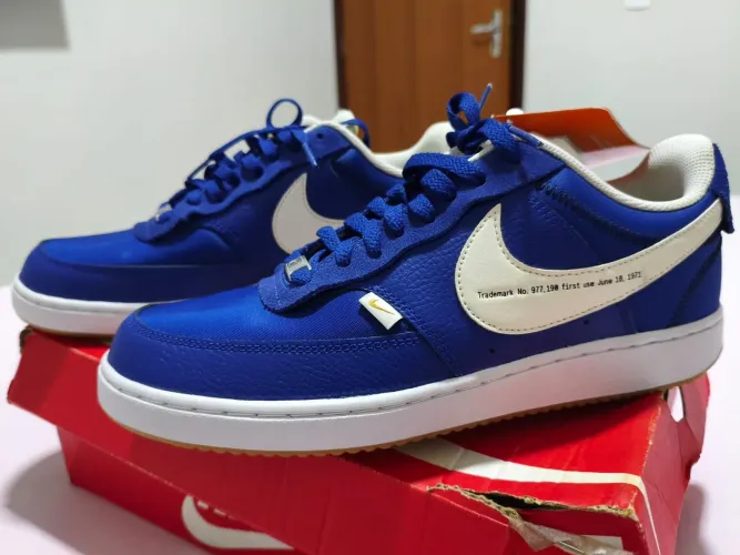 TÊNIS NIKE COURT VISION LOW PREMIUM ORIGINAL NOVO ZERO n41 TÊNIS TOP