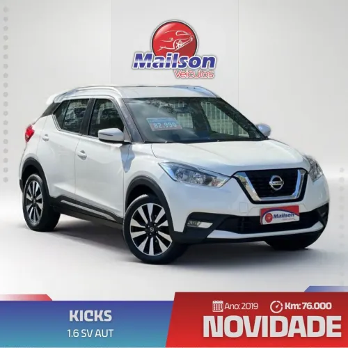 Nissan Kicks SV 1.6 16V Flexstar 5P Aut. 2019