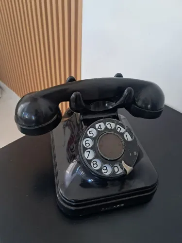 Telefone Antigo Standard Electric Disco Original Anos 60 Colecionador