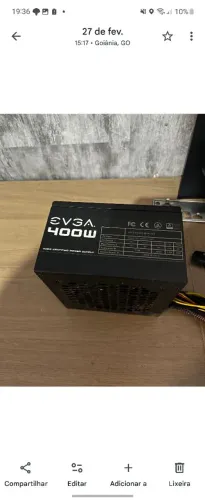 Vendo fonte da EVGA zera