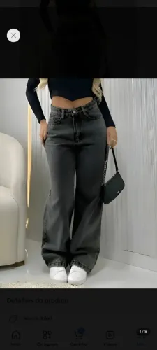 Calça jeans wide lag