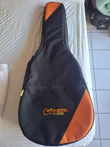 CAPA BAG PARA VIOLAO FOLK E CLASSICO SEMI NOVA COM BOLSO GRANDE, ALÇAS DE SUPORTE, PREMIUM