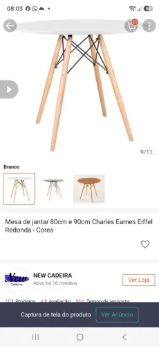 Mesa com as cadeiras ou sem cadeiras, e posso vender so a mesa ou so as cadeiras