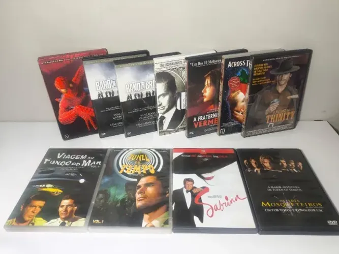 Lote 9 DVDs de Filmes + 2 DVDs Série Originais - Seminovos - Mídia Física