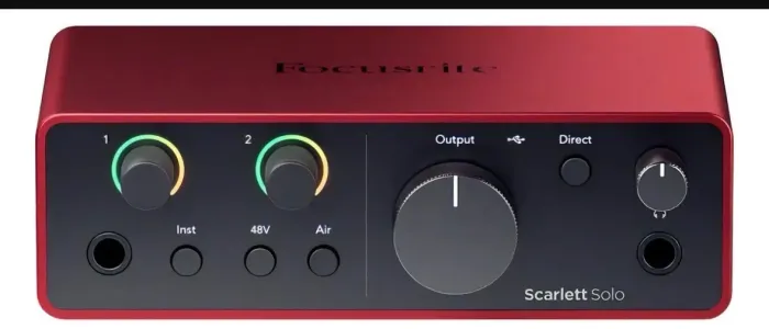 PLACA DE AUDIO SCARLET SOLO 4i4