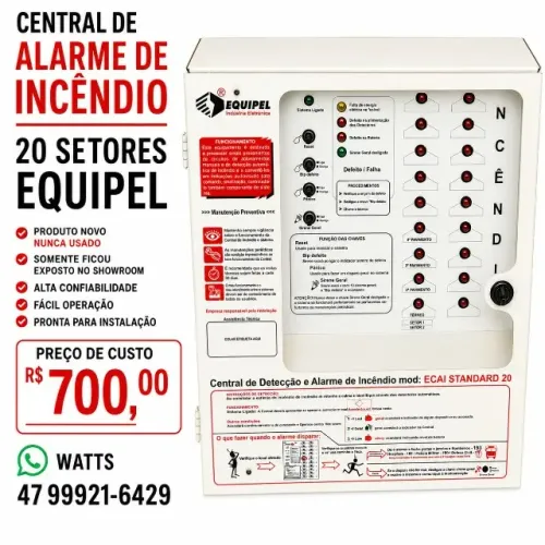 Central de Alarme de 20 Pontos
