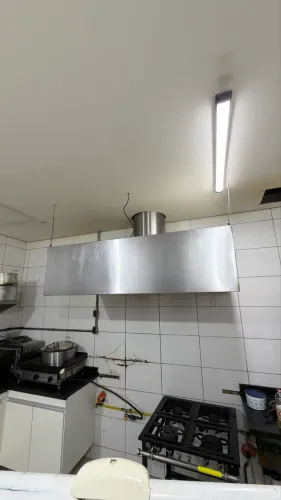 Coifa inox cozinha industrial / comercial
