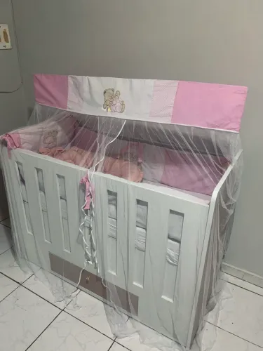 Kit berço menina 