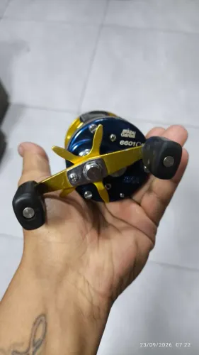 Carretilha pesca abu Garcia ambassadeur 5601-c4 pesca média ou pesada