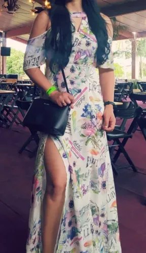 Vendo vestido Opera Rock longo usado