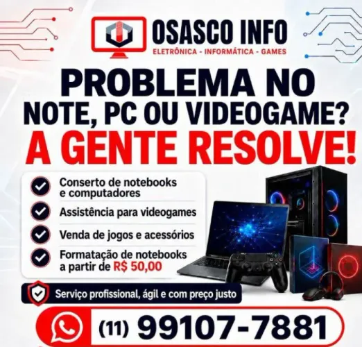 Formatação notebooks