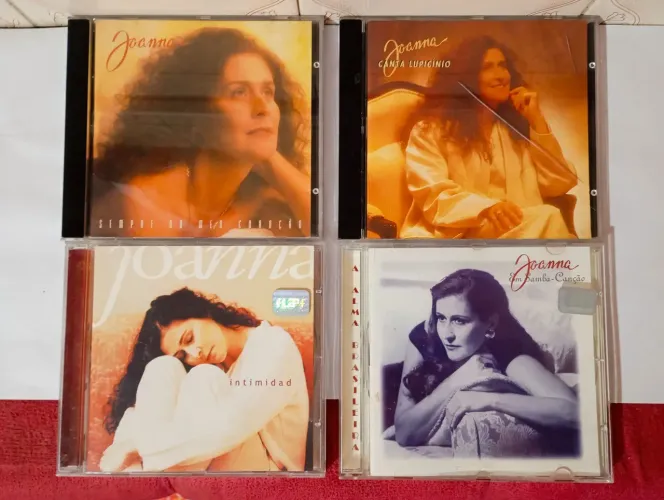 Combo C/ 04 CDs Joanna - MPB - Samba - Boleros - Originais