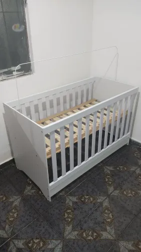 Berço vira cama 3 em 1 nunca usado