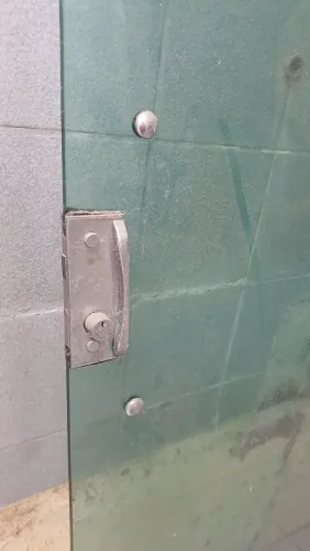 Porta de vidro temperado