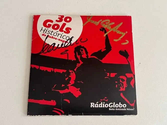 CD Narrações Gols Flamengo autografado por Zé Carlos Araújo e Leandro