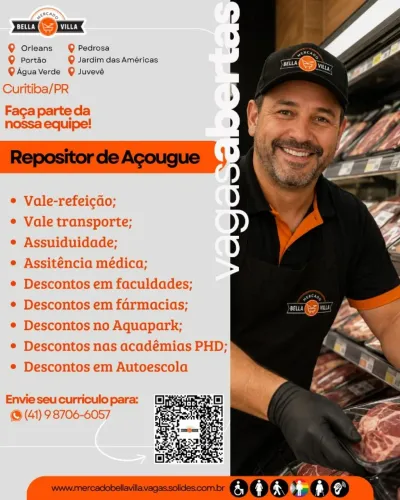 Vaga para Repositor de Açougue