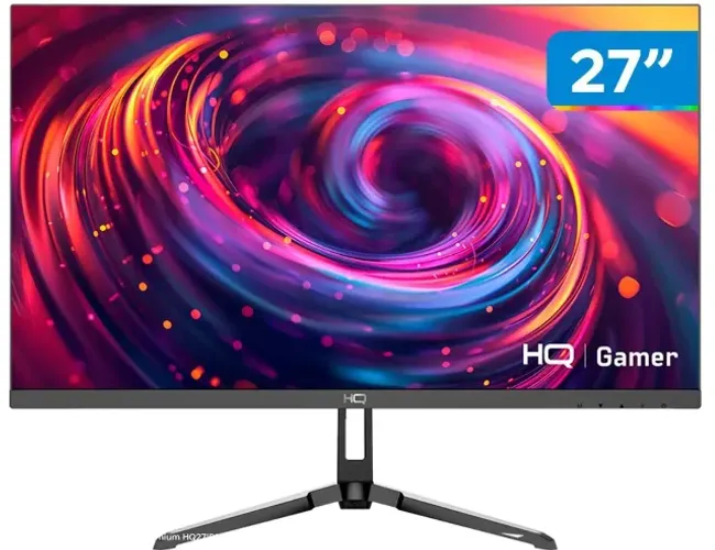 Monitor HQ  27" Preto FHD 75HZ HDMI *** LOJA FISICA *** 
