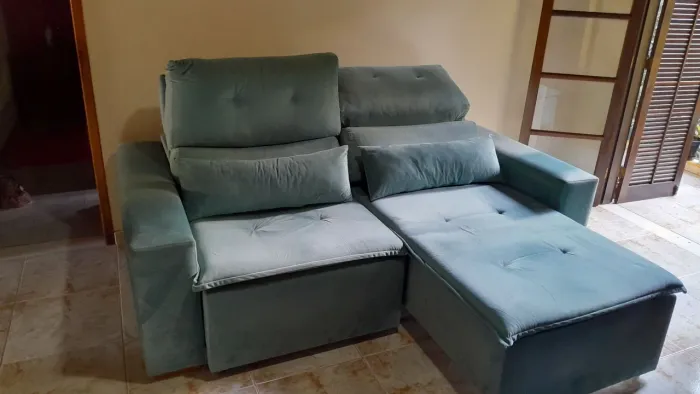 Sofá Retrátil Reclinável Casa Bella Feito Sob Medida