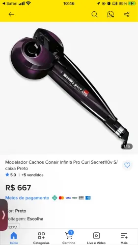 Babyliss Polishop roxo