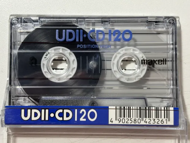 Fita cassete Maxell UDII CD120 (1998)