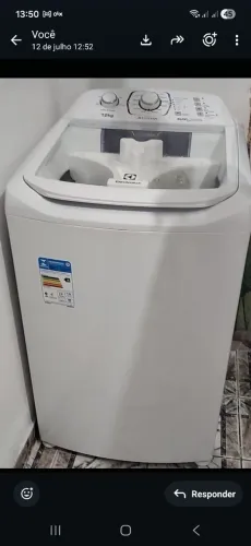 Vende-se máquina de Lavar eletrolux 12 k  preço a negociar Nova