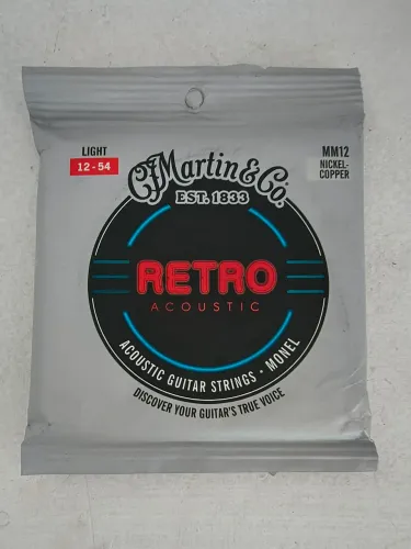 Encordoamento Martin Retro pra violão de aço!