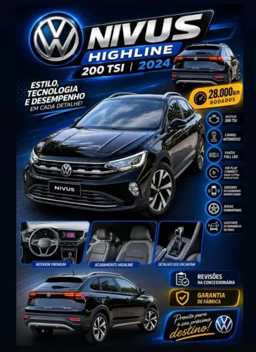 Volkswagen Nivus Highline 1.0 200 TSI Flex AUT 2024