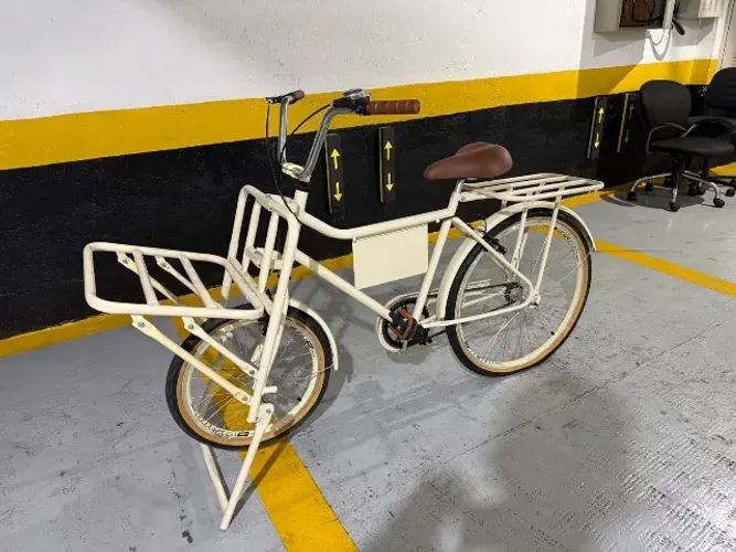 Bike retrô para exposição
