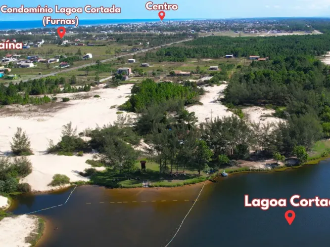 Terreno no Balneário das Furnas (Condomínio Lagoa Cortada) em Balneário Gaivota/SC - Local