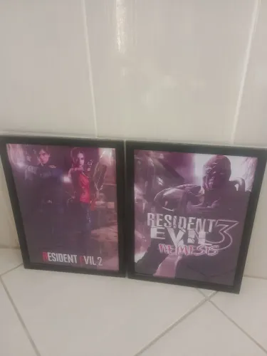 Lote quadros Residente Evil