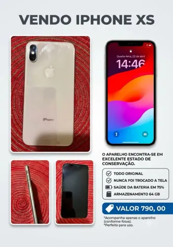iPhone XS (excelente estado)