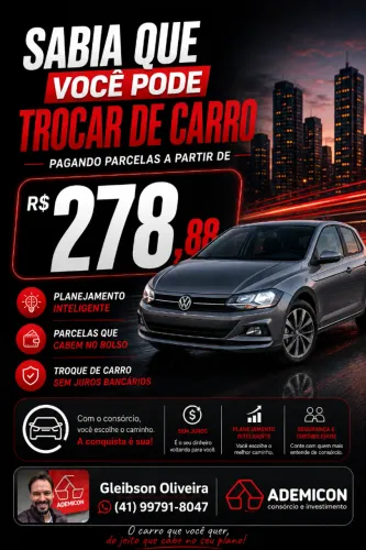 Troque de carro com o Consórcio Ademicon