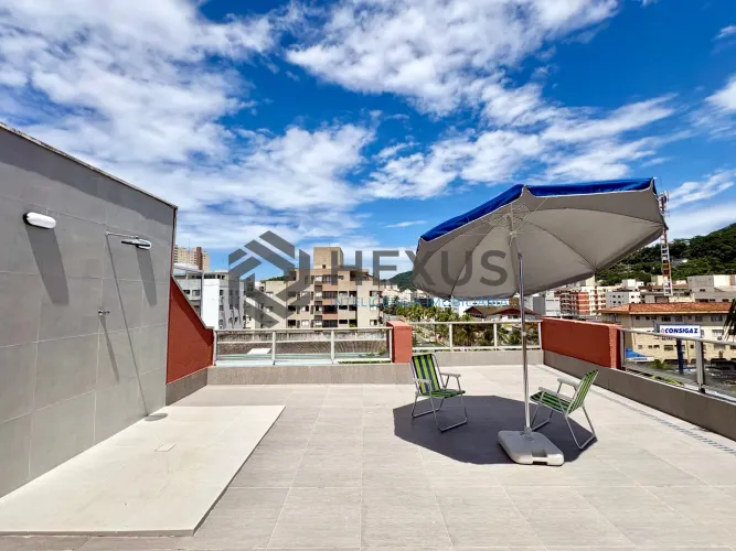 Cobertura duplex com área gourmet na Praia da Enseada, Guaruja