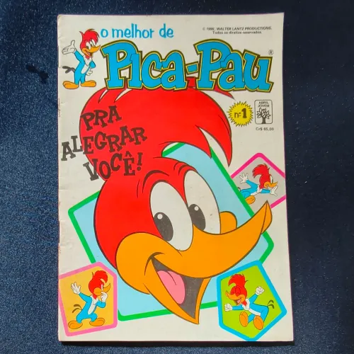 HQ Rara - O Melhor de Pica-Pau Nº 1 - Ed. Abril Jovem (1990)